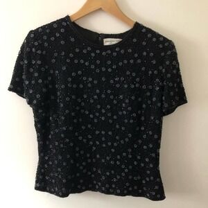 Adrianna Papell Occasions Beaded Blouse